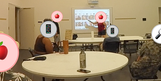 teachers presenting auditing projects to other teachers, teens, and researchers