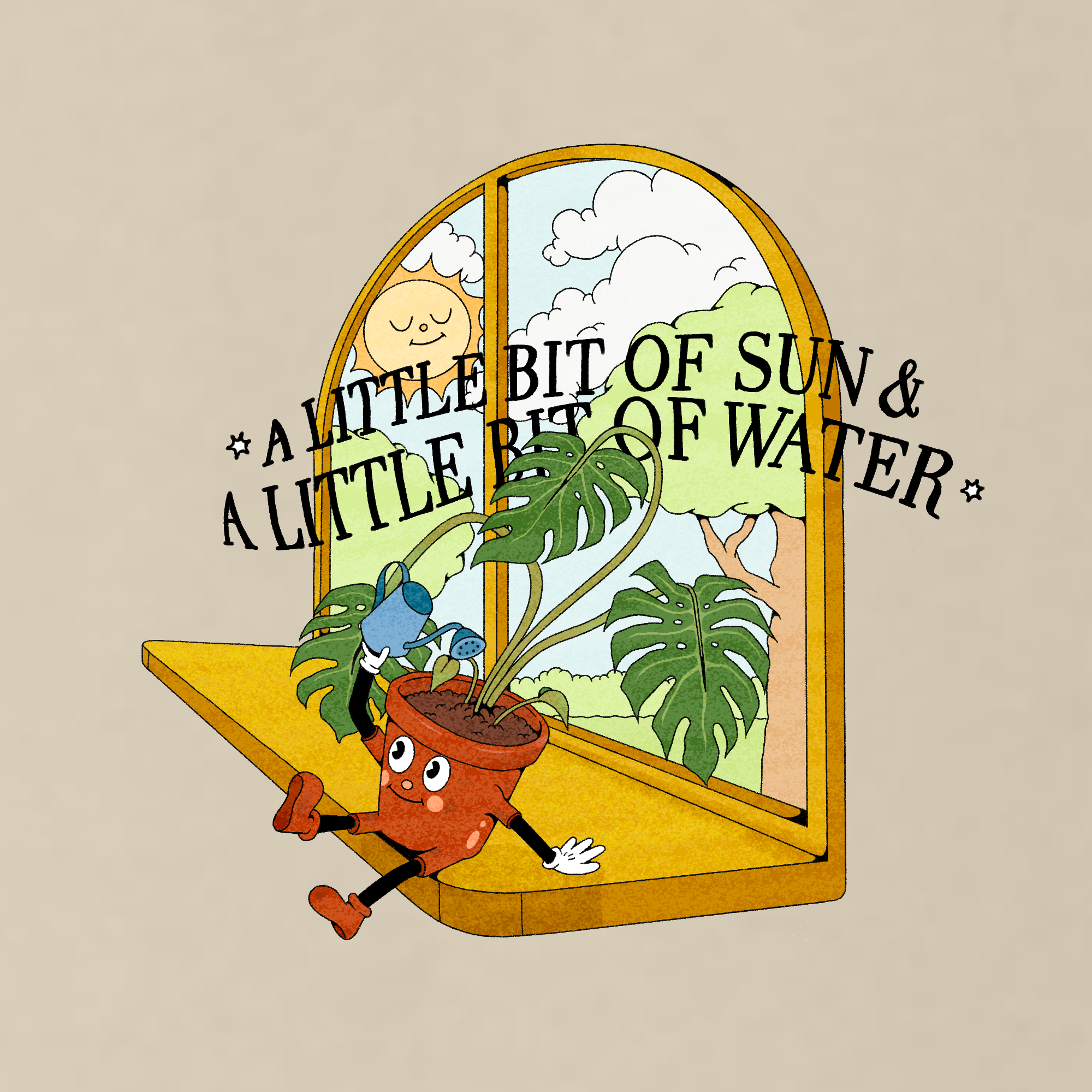 front sweater illustration